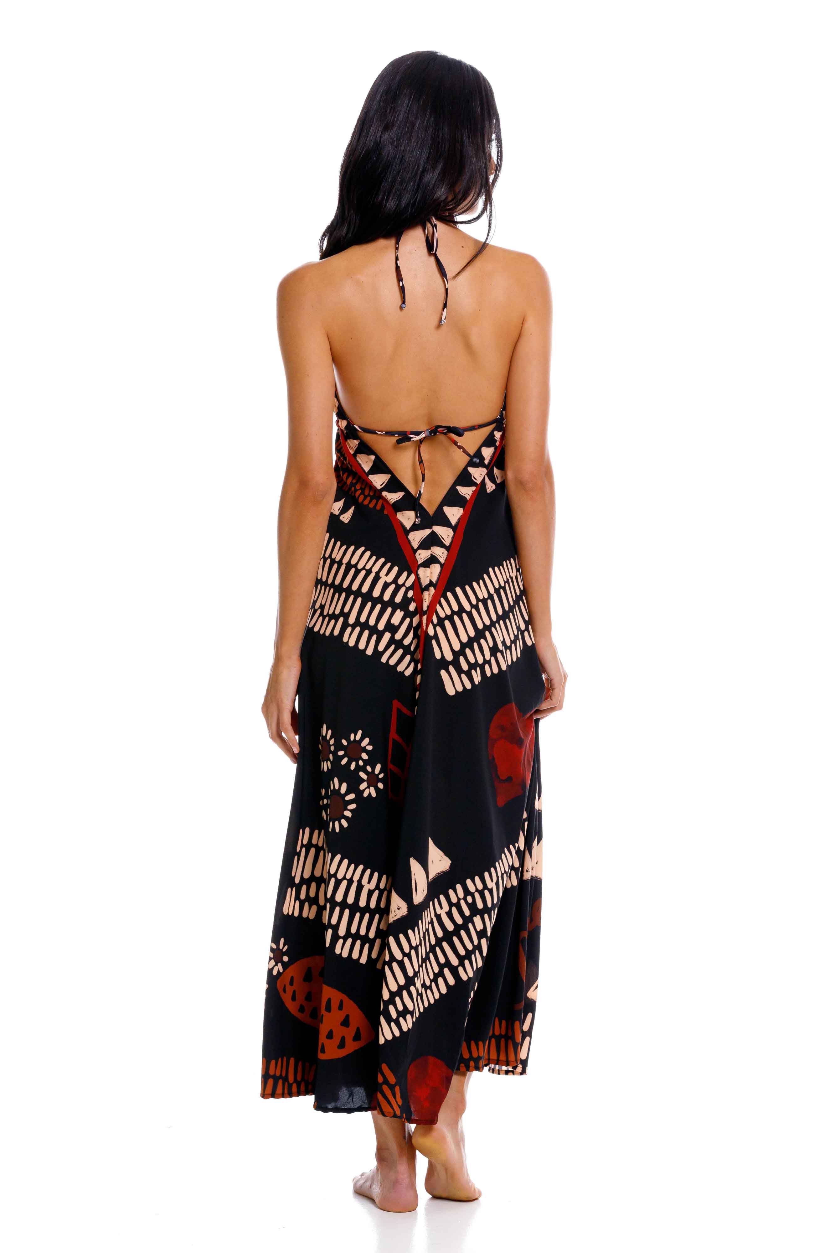 Vestido Bohemia Largo Ubuntu