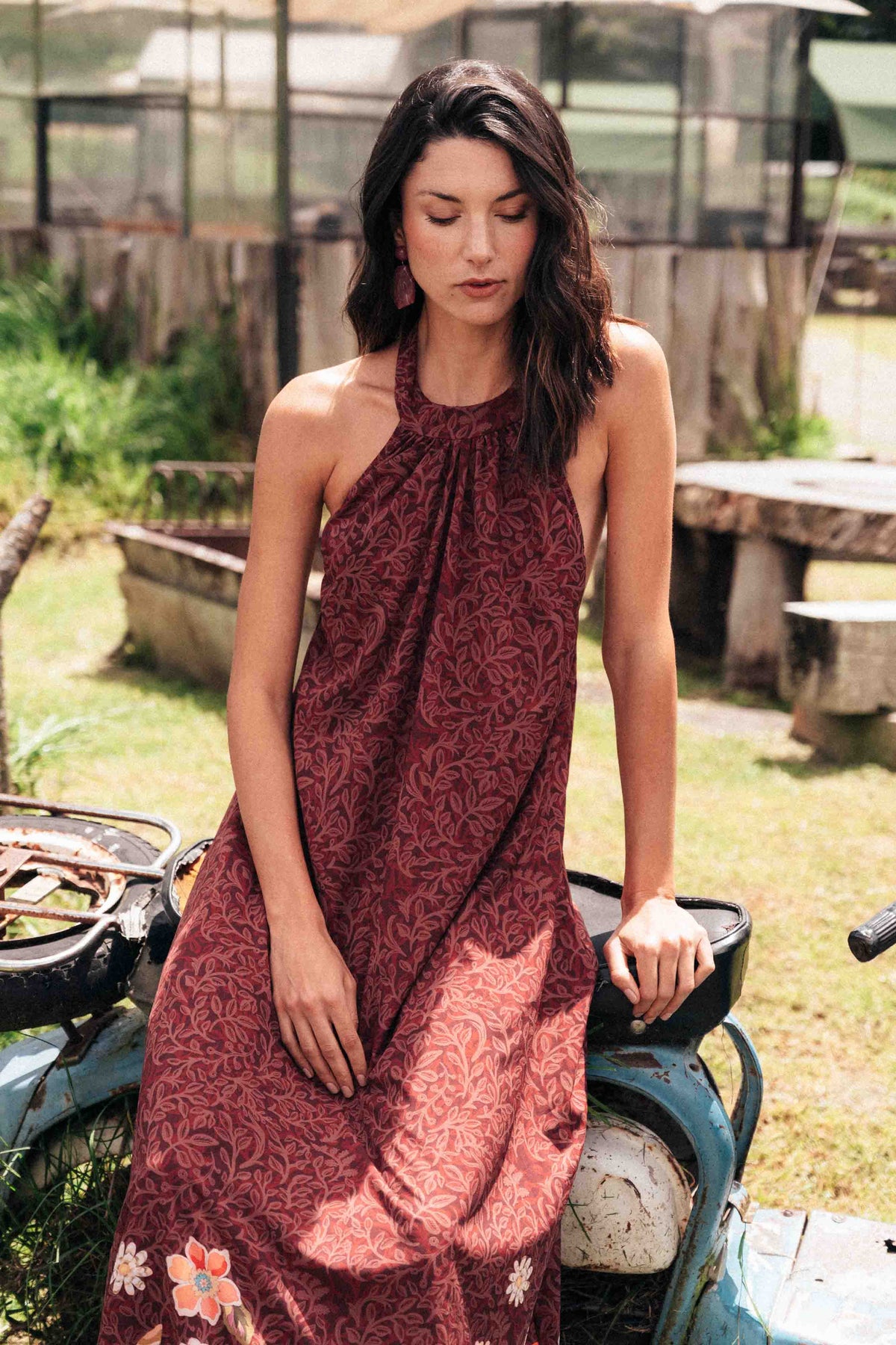 Vestido Largo Aries Tropical