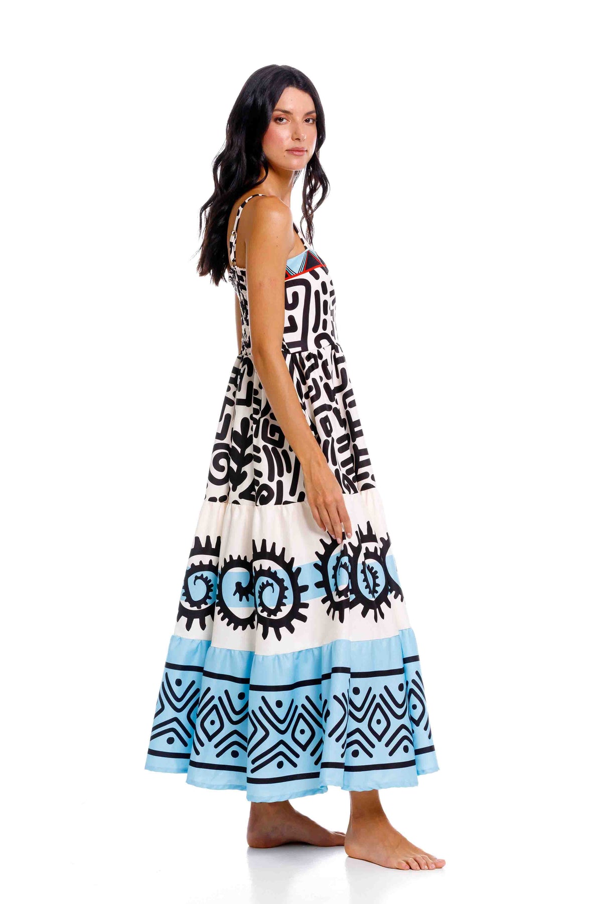Vestido Largo Jardinero Mazai