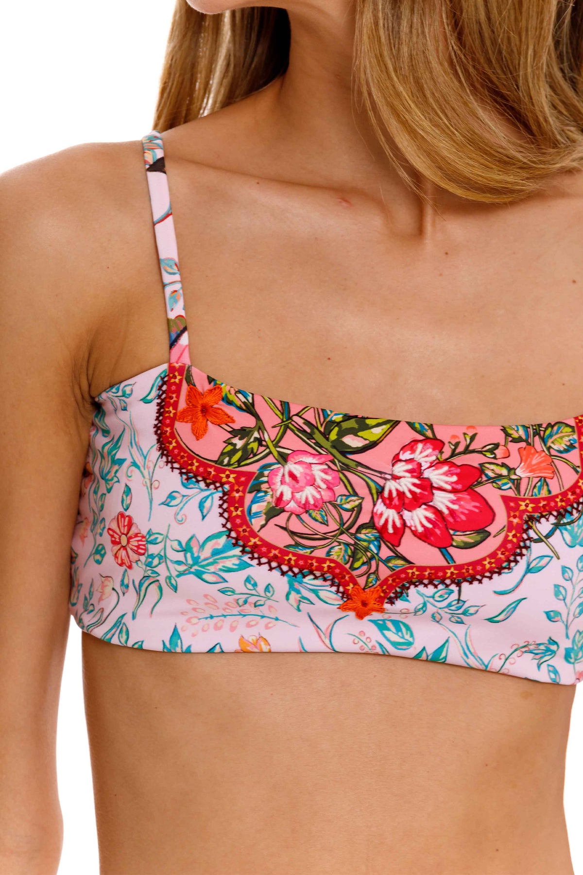 Top Strapless de Bikini Ziad Rosa